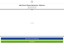 Tablet Screenshot of mayflowerbaltimore.com